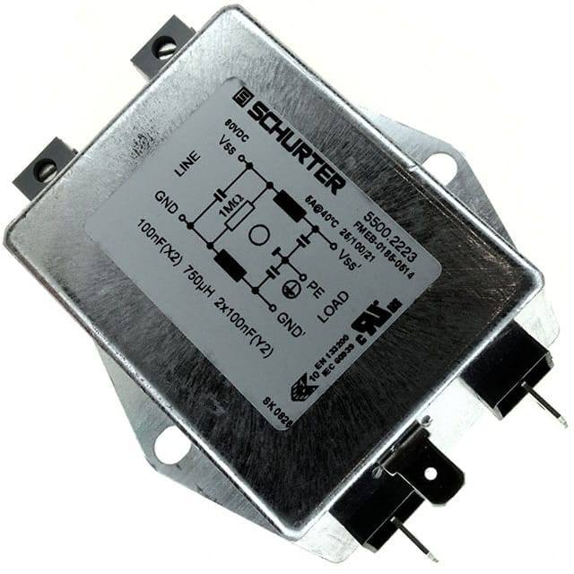 5500.2223 SCHURTER Inc.  Moduli di filtro di linea di alimentazione